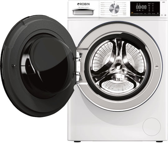 Robin Πλυντήριο Ρούχων 10kg με Τεχνολογία Ατμού 1400 Στροφών RB-1210