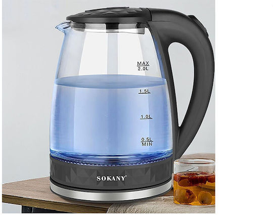 Sokany SK-1045 Fierbător 2lt 1500W Negru