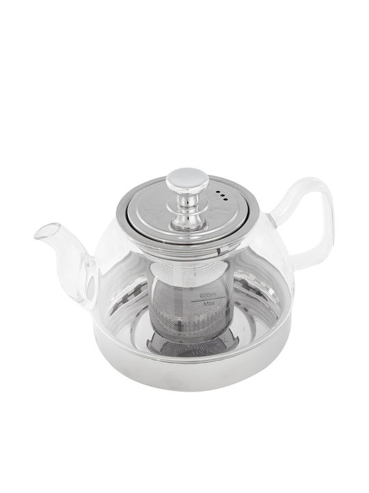 Ibili Oriental Teapot with Filter Glass Transparent 800ml