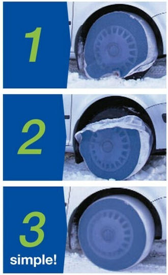 SnowGecko Schneesocken XL PKW 2Stück