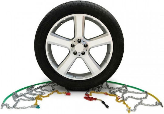 Auto Gs Olympus No 130 Anti-slip Chains Thickness 12mm Passenger Car 2pcs