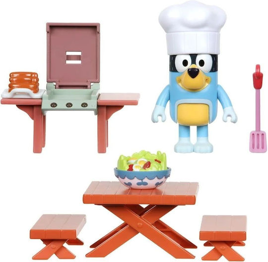 Moose Toys Bluey Figure Grill Set 13030 Blu 13030