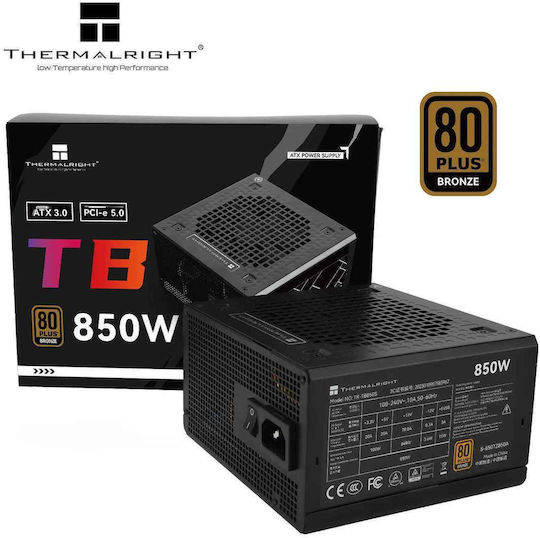 Thermalright TR-TB850S 850W Μαύρο Τροφοδοτικό Υπολογιστή Full Modular 80 Plus Bronze