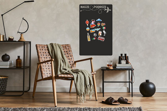 Decowalls Magnetisch Trockenlöschtafel Aufkleber 45x70cm