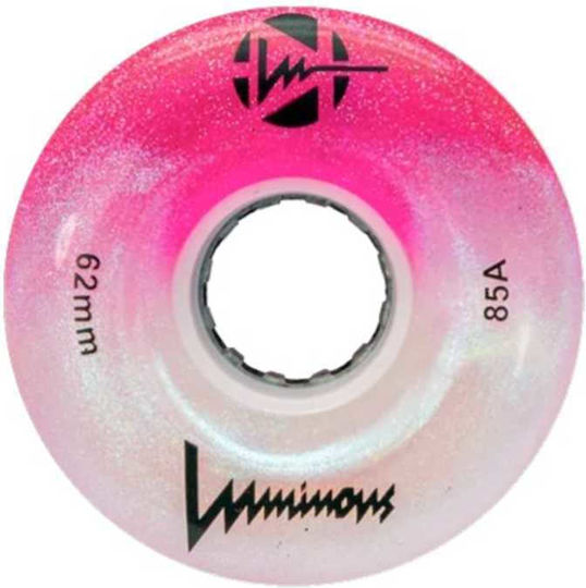 Luminous 62mm/85a Wheels Cotton Candy 4-pack