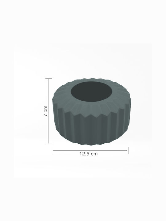 Uncle George Planter Plastic Green 12.5x12.5x7cm.