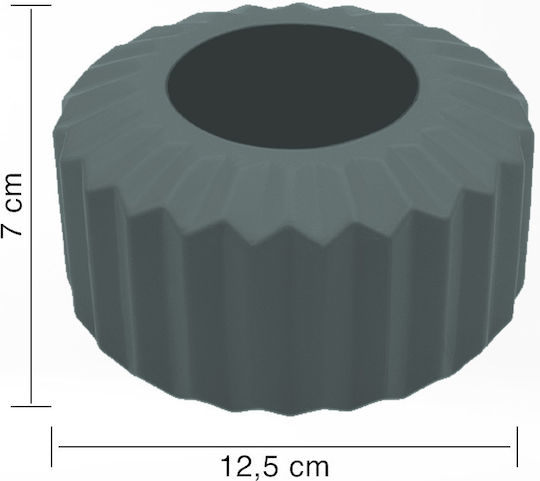 Uncle George Planter Plastic Green 12.5x12.5x7cm.