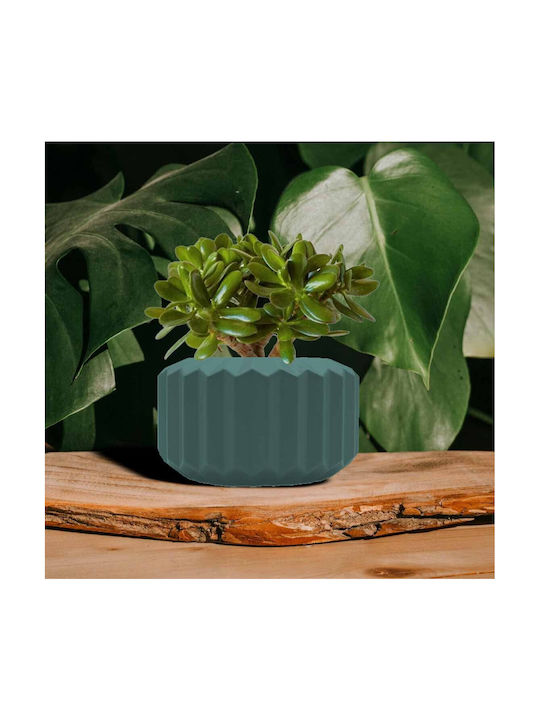 Uncle George Planter Plastic Green 12.5x12.5x7cm.