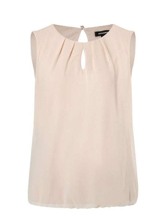 MORE & MORE Bluse Beige