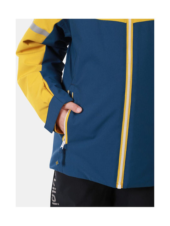 Waterproof Kids' Casual Jacket Windproof with Hood Gold