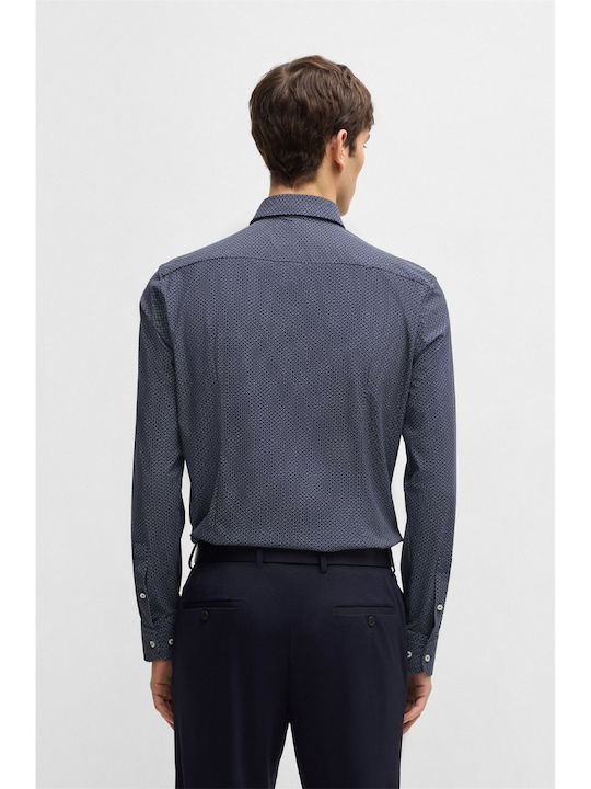 Cu mânecă lungă Cămașă Dark Blue