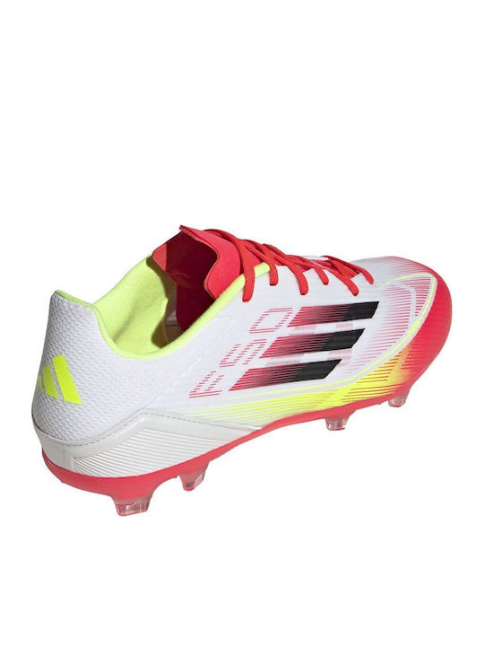 adidas F50 League Football Shoes with Cleats Beige