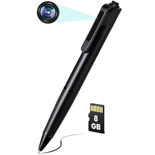 Cameră Ascunsă Stilou 1080p cu Slot pentru Card de Memorie