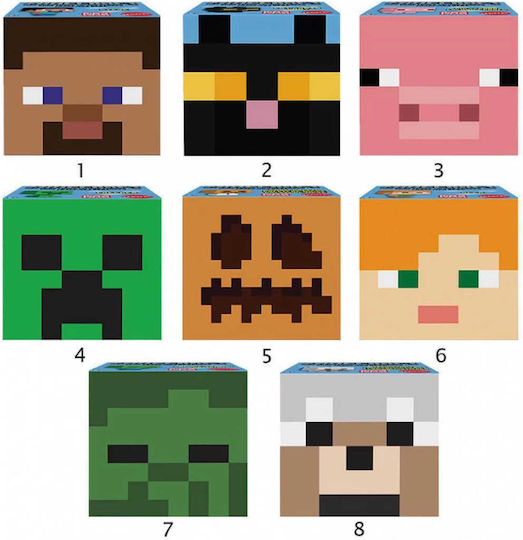 Фигура за действие Minecraft Mob Head Mini