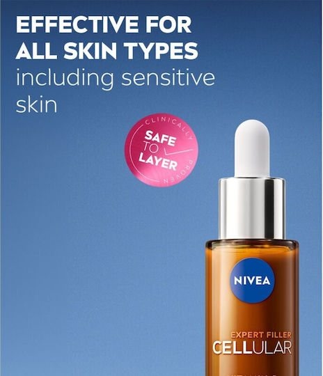 Nivea Cellular Filler Expert Vitamin C Moisturizing & Anti-aging Serum Face with Vitamin C & Vitamin E for Detoxification & Radiance 30ml