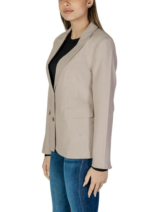 Only Women's Blazer Ecru