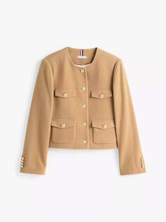 Tommy Hilfiger Къса Женски Сако Beige