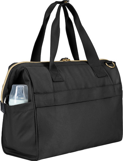 Kikka Boo Shoulder/Hand Diaper Bag Maxi Black 40x27x22cm.