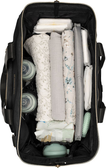 Kikka Boo Shoulder/Hand Diaper Bag Maxi Black 40x27x22cm.