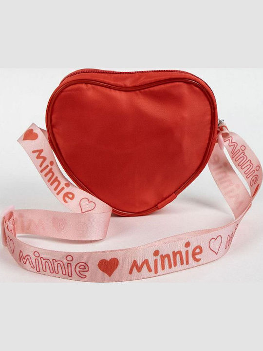 Geantă de umăr Disney Minnie Mouse cu inimă 14cm