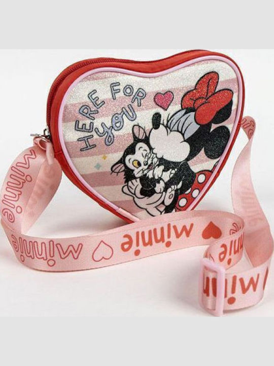 Disney Minnie Mouse Heart Shoulder Bag 14cm