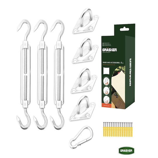 Grasher Connector for Pergola made of Wood 6pcs