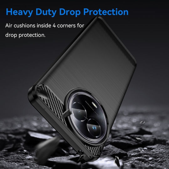 Back Cover Σιλικόνης Μαύρο (Realme C67)