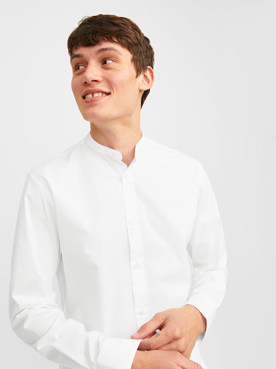 Long-sleeved Cotton Shirt White