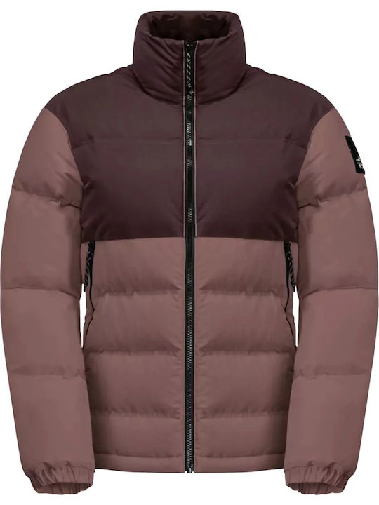 Alex Kurz Damen Puffer Jacke für Winter Braun