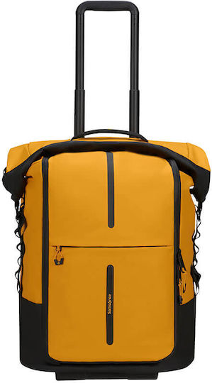 Samsonite Ecodiver Σακ Βουαγιάζ Κίτρινο με Ρόδες Υφασμάτινο Π25εκ.