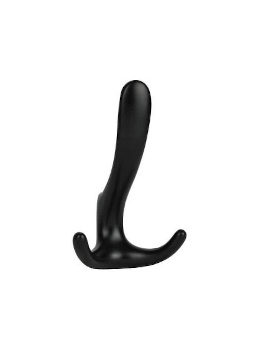 Import Hellas Wandhalterung 4254 Metall 3 Haken Schwarze 12,5cm