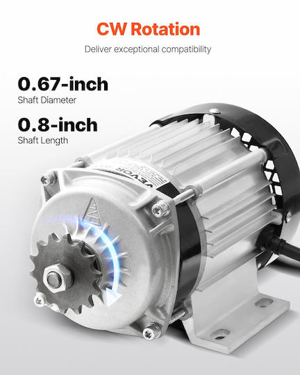 Vevor Κινητήρας DC 48V 2700rpm (ZLWSDJTJ750WXOI9PV9)