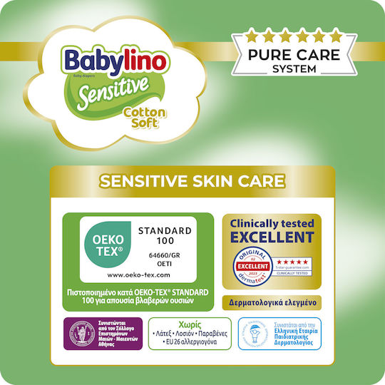 Babylino Sensitive Disposable Waterproof Changing Pads White 90x60cm. 14pcs