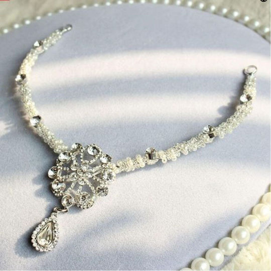Bridal Decoration Headband Hair Crystals Pearls Kassandra