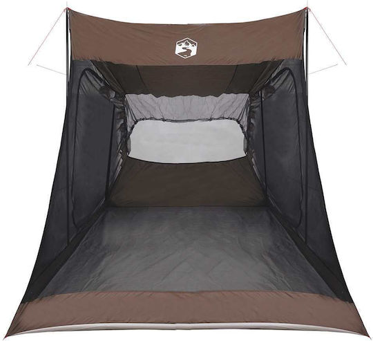 vidaXL Camping Tent Brown for 2 People