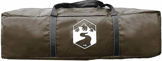 vidaXL Camping Tent Brown for 2 People