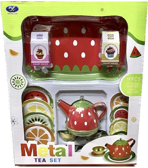 Kider Toys Teeservice-Spielzeug Teeservice mit Zubehör (Verschiedene Designs) 1Stück