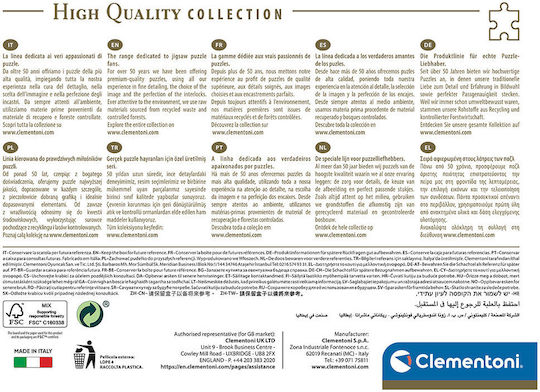 Clementoni Cle Puzzle 1000 Compact Museum Leonardo-gio..39708