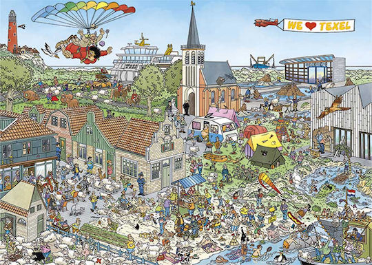 Jan Van Haasteren – Island Retreat Puzzle 2D 1000pcs