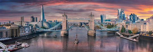 1000 Piece Panorama Puzzle Across River Thames