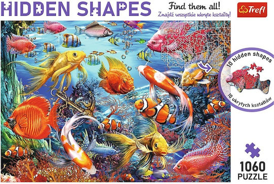 Verborgene Formen Sammlung Unterwasserleben Puzzle 2D 1000 Teile
