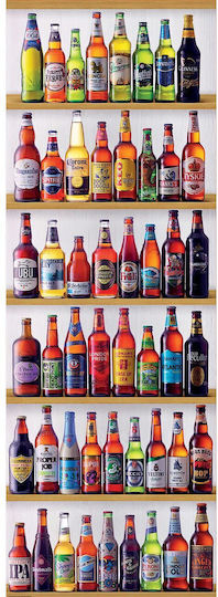 Beers of The World Puzzle 2D 2000pcs
