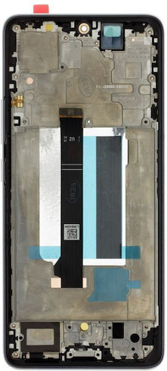 Οθόνη OLED Lcd Display + mit Touch-Mechanismus und Rahmen für Xiaomi Redmi Note 13 Pro+ 5G (Weiß)