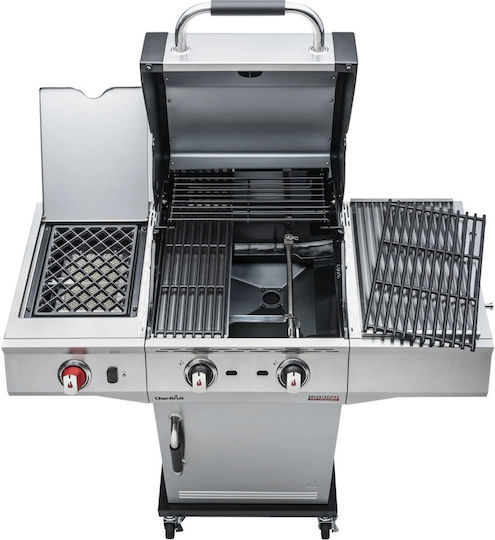 Advantage Pro S 2 Grătar pe gaz Din fontă Grătar 45bucx43.5buccm cu 2 buc 6.15kW și Arzător Lateral Infraroșu