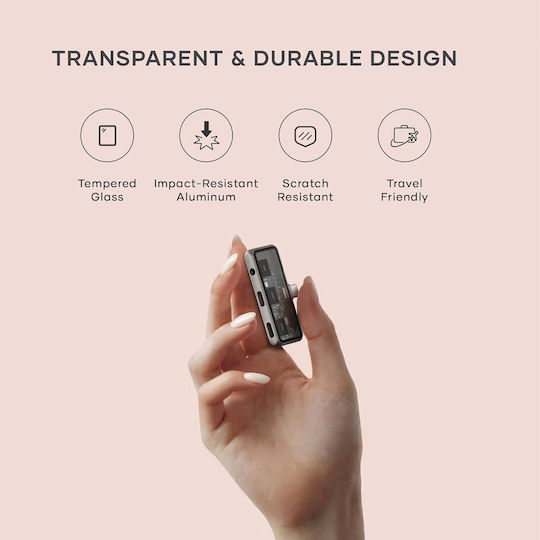 Satechi Mobile Xr Hub Audio Adapter Glasses Ar Xr Type-c Male 1 X Type-c 100w 1 X Type-c 10gbps 4k@60hz 1 X 3.5mm Aux Jack Space Grey St-hxrajm