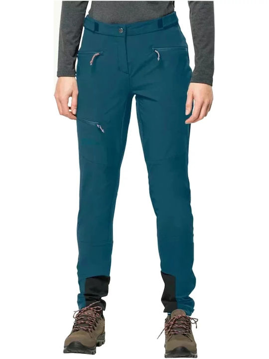 Jack Wolfskin Women's Hiking Long Trousers Blue