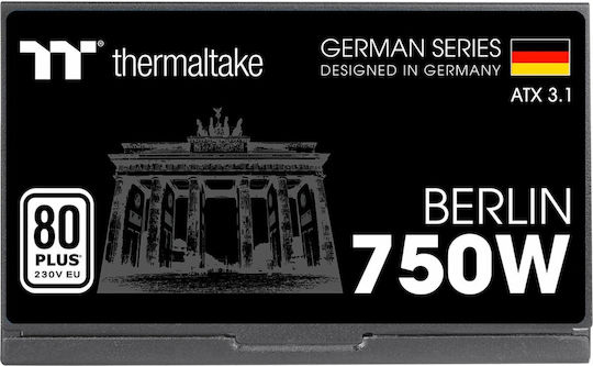 Thermaltake Berlin 750W Μαύρο Τροφοδοτικό Υπολογιστή Full Wired