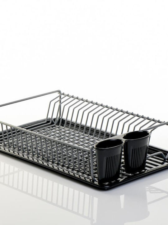 Max Home Отцедник За Мивка От Метал Сив 41x27.5x11.5см