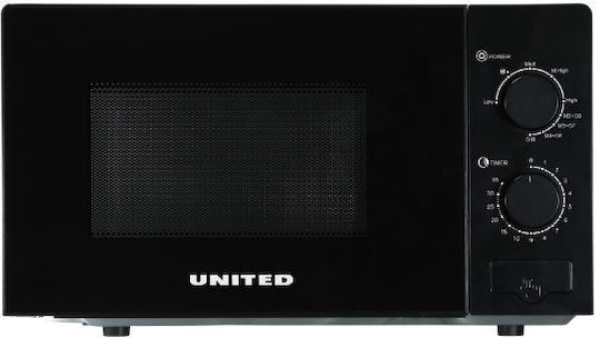 United Microwave Oven with Grill 20lt Black