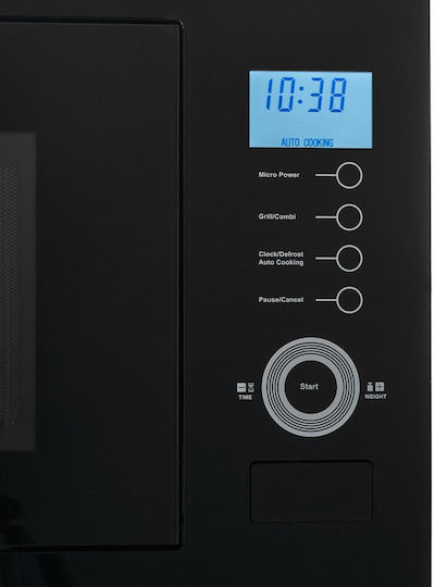 Heinner Cuptor cu microunde încorporat cu Grill 25lt Negru